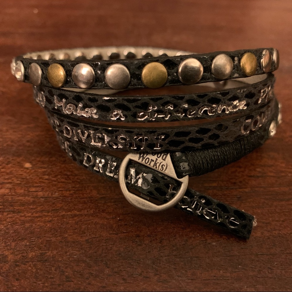 Good Works Make a Difference Wrap Bracelet